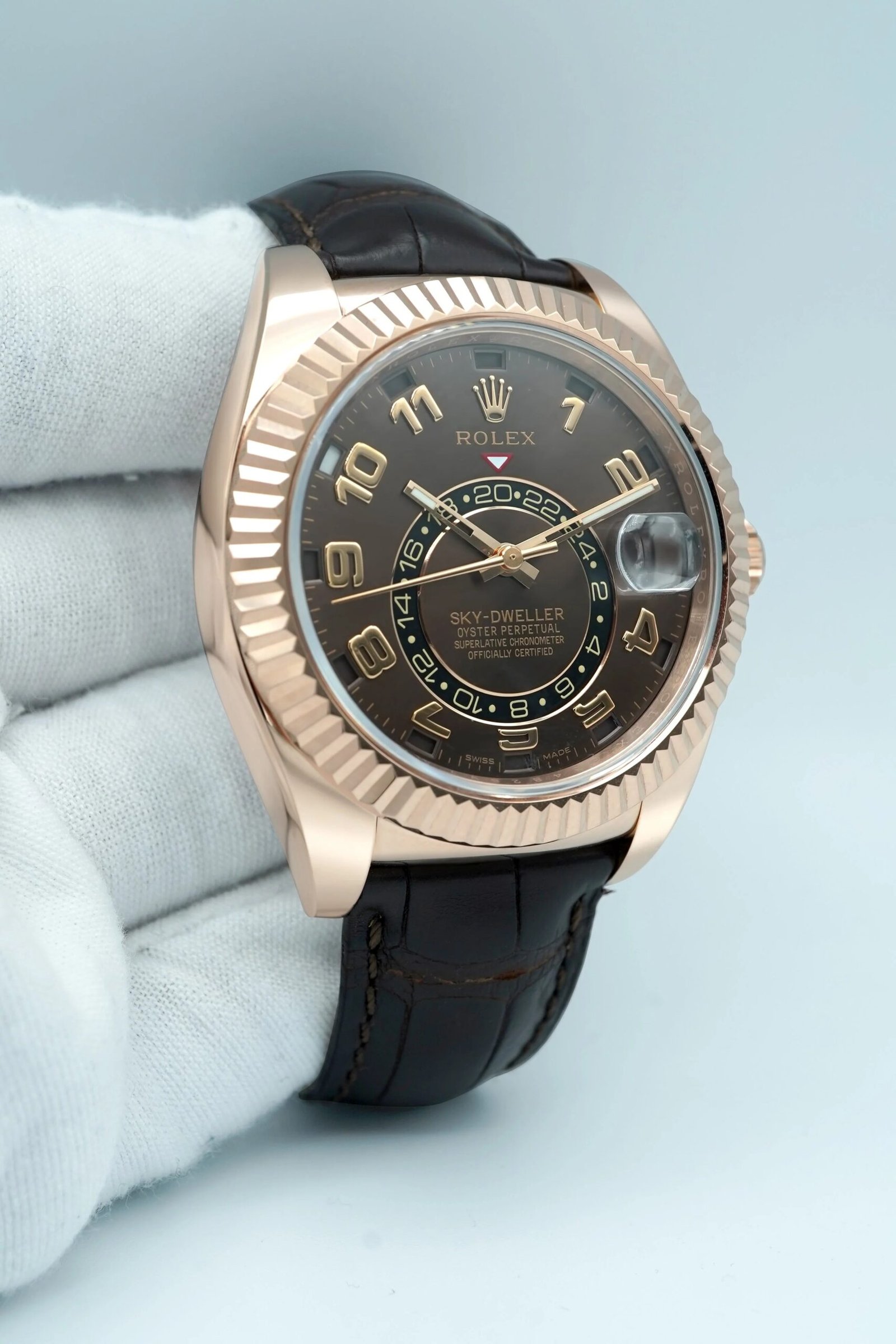 Rolex Sky-Dweller 42 mm / Rose Gold Brown Dial – Image 8