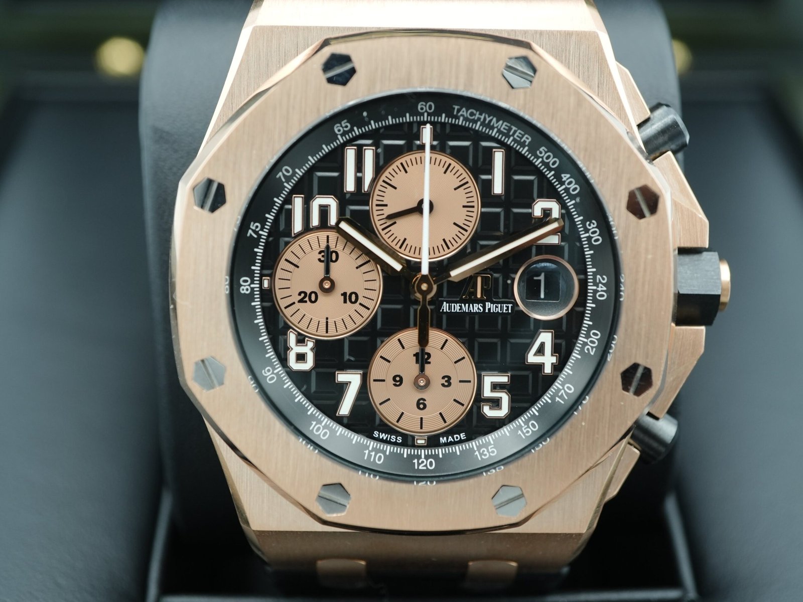 Audemars Piguet Royal Oak Offshore 42 mm / Rose Gold Black Arabic – Image 3