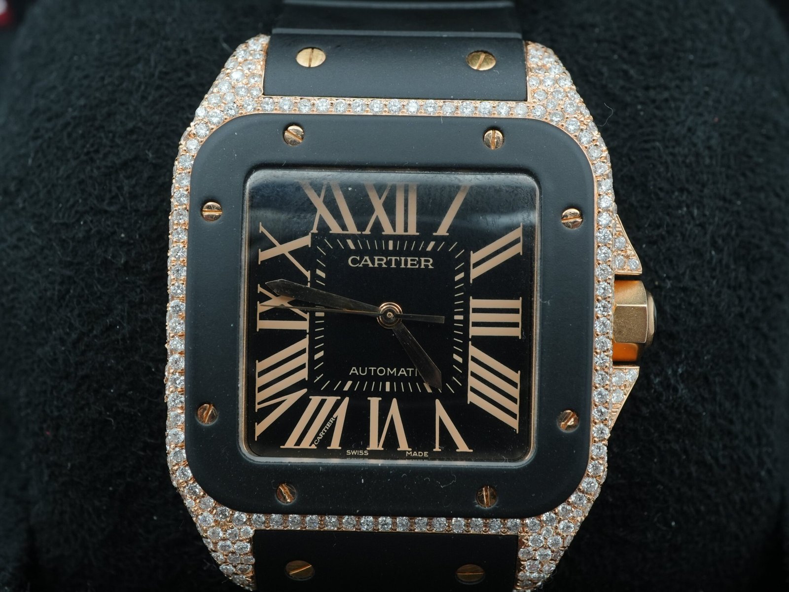 Cartier 41,3 mm Santos 100 Large / Rose Gold – Image 3