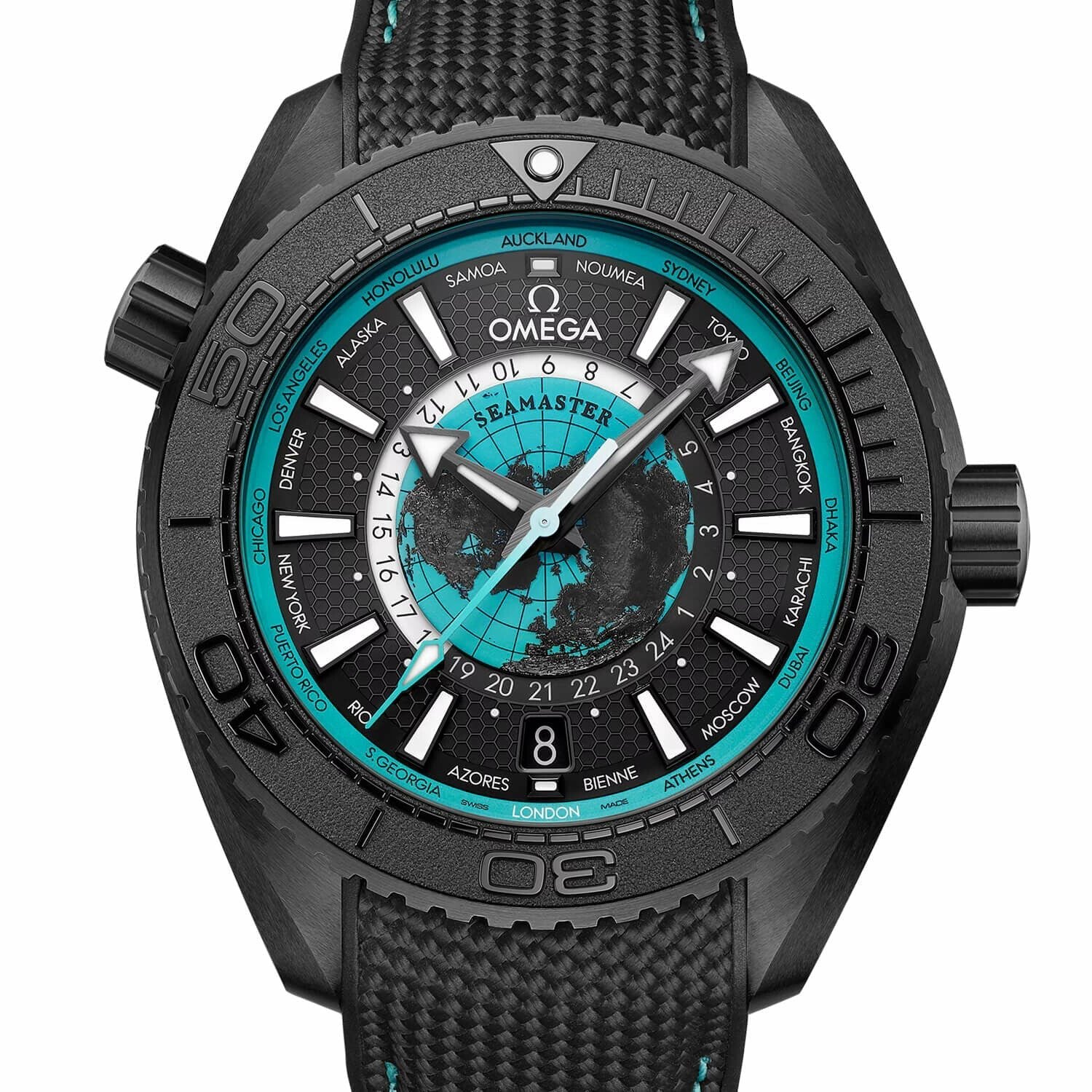 OMEGA Seamaster Planet Ocean 45,5 mm / GMT Worldtimer – Bracelet – Image 4