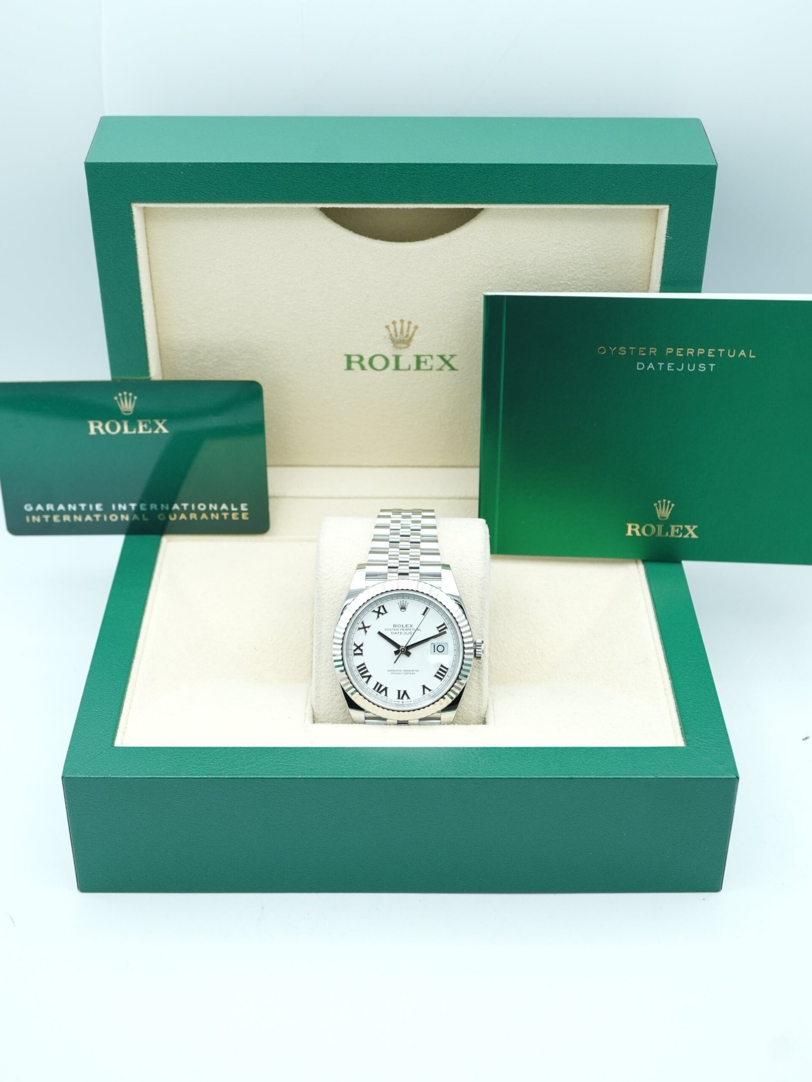 Rolex Datejust 41 mm / White Roman – Jubilee – Image 2