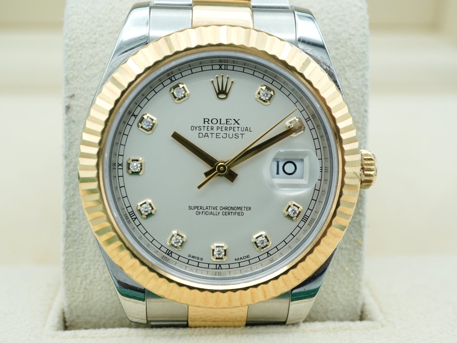 Rolex Datejust II 41 mm / Ivory Diamond – Oyster – Image 3