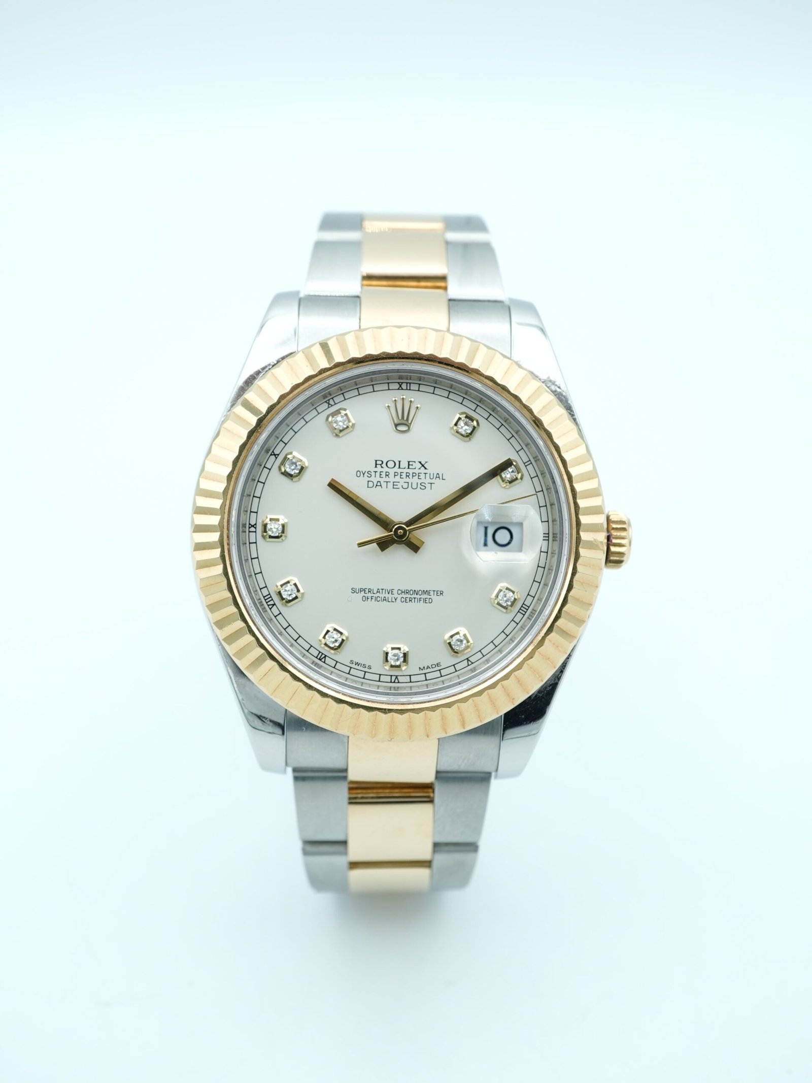 Rolex Datejust II 41 mm / Ivory Diamond – Oyster – Image 4