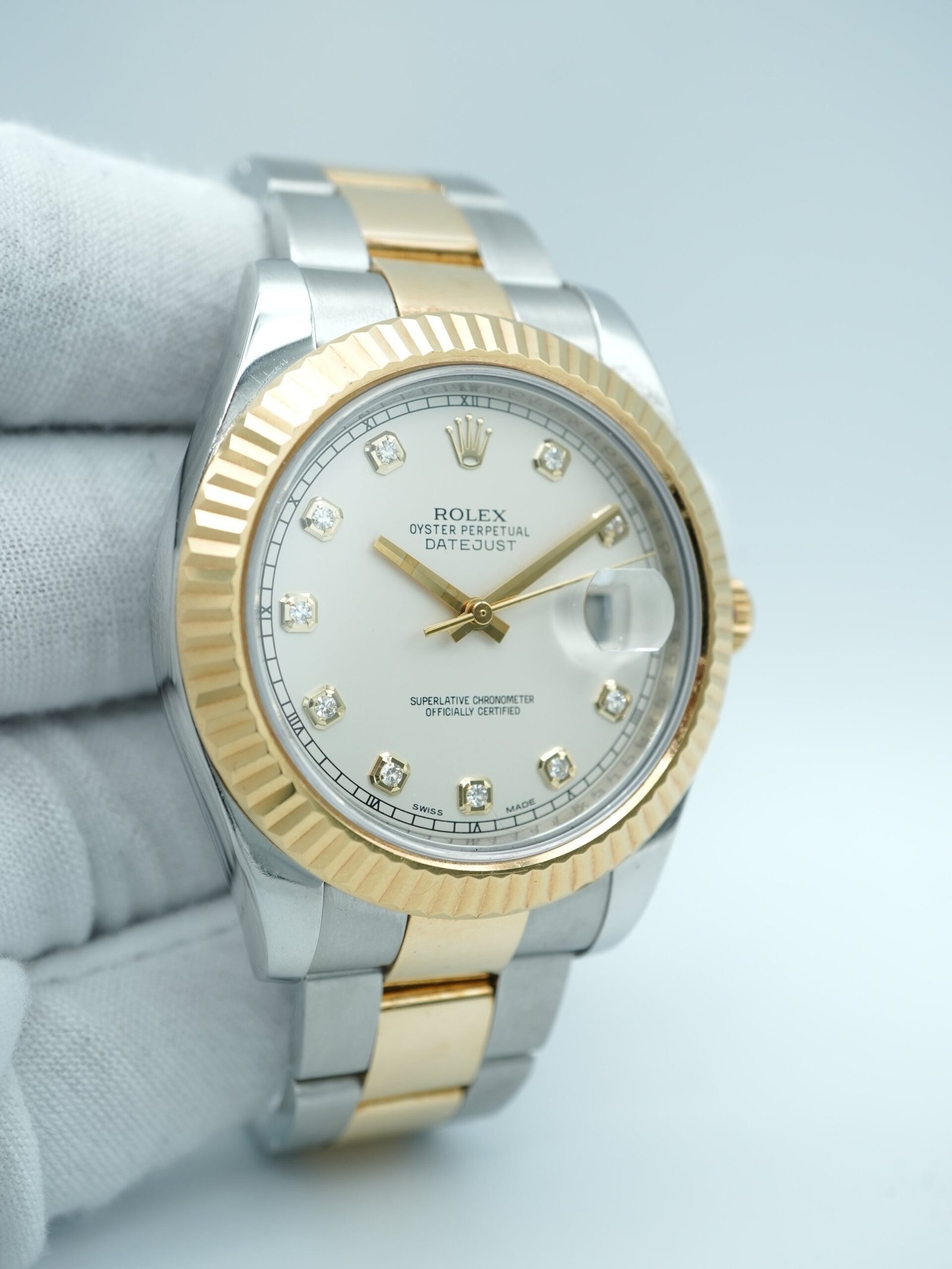 Rolex Datejust II 41 mm / Ivory Diamond – Oyster – Image 5