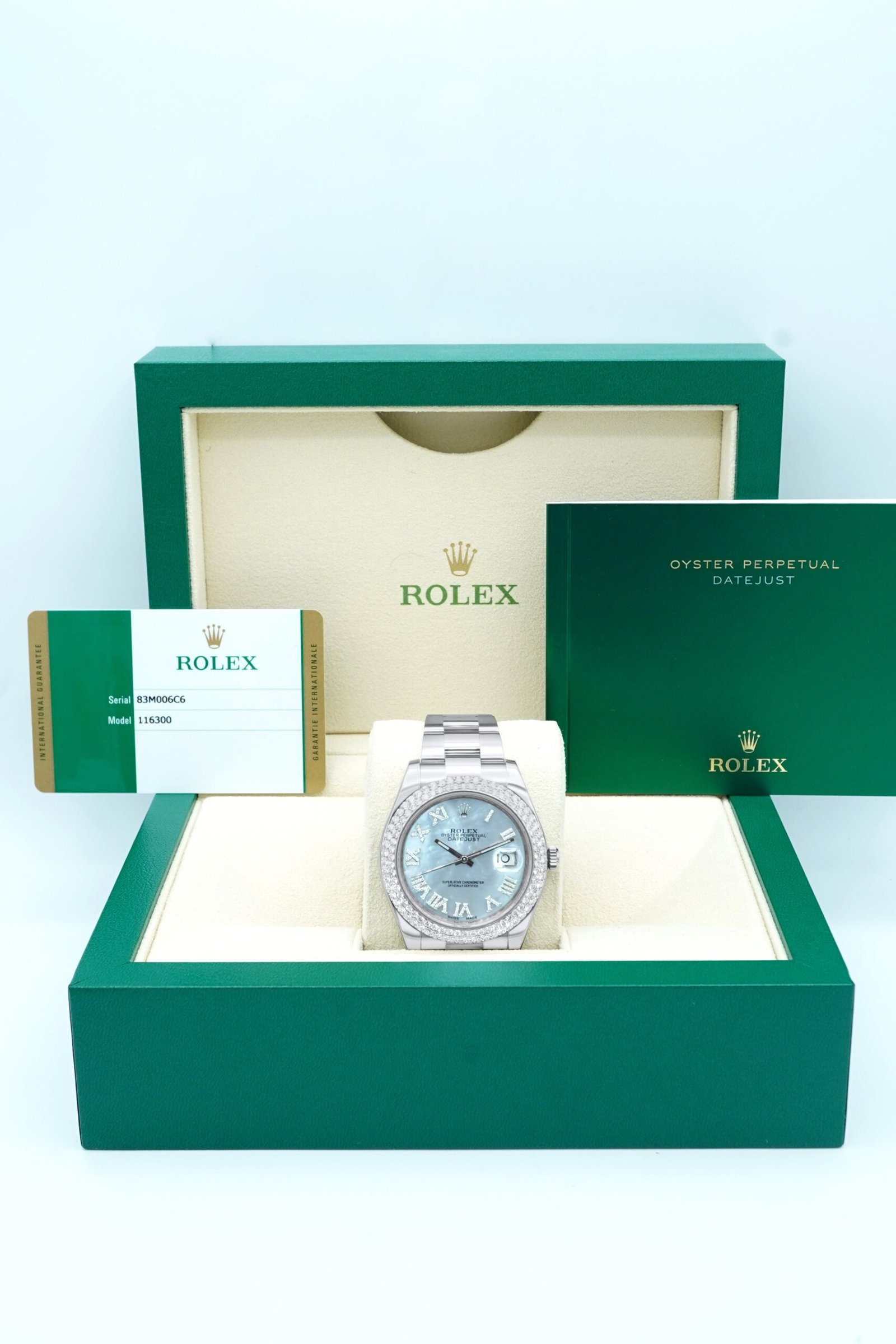 Rolex Datejust II 41 mm / MOP Diamond – Oyster – Image 2