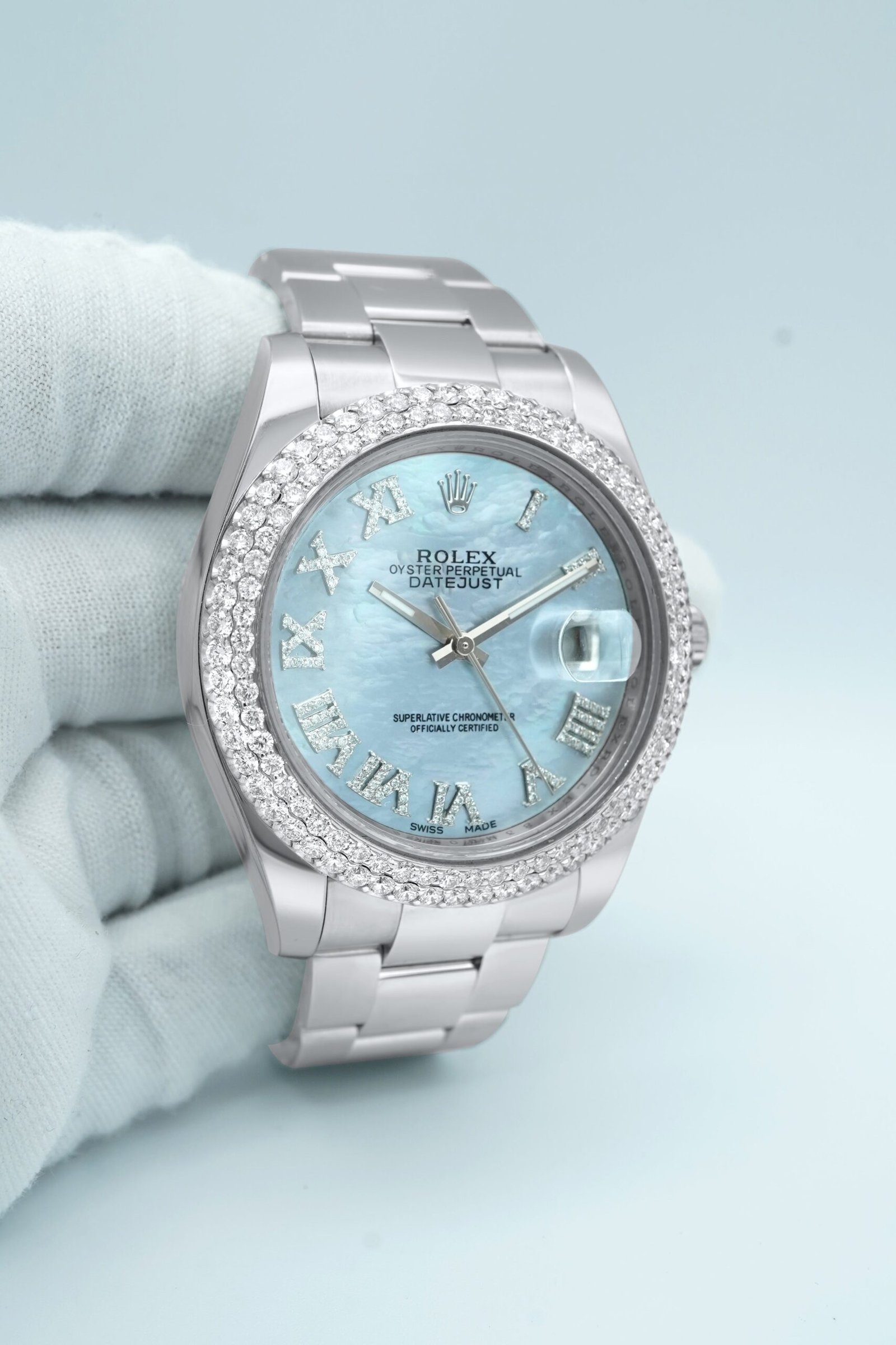 Rolex Datejust II 41 mm / MOP Diamond – Oyster – Image 5