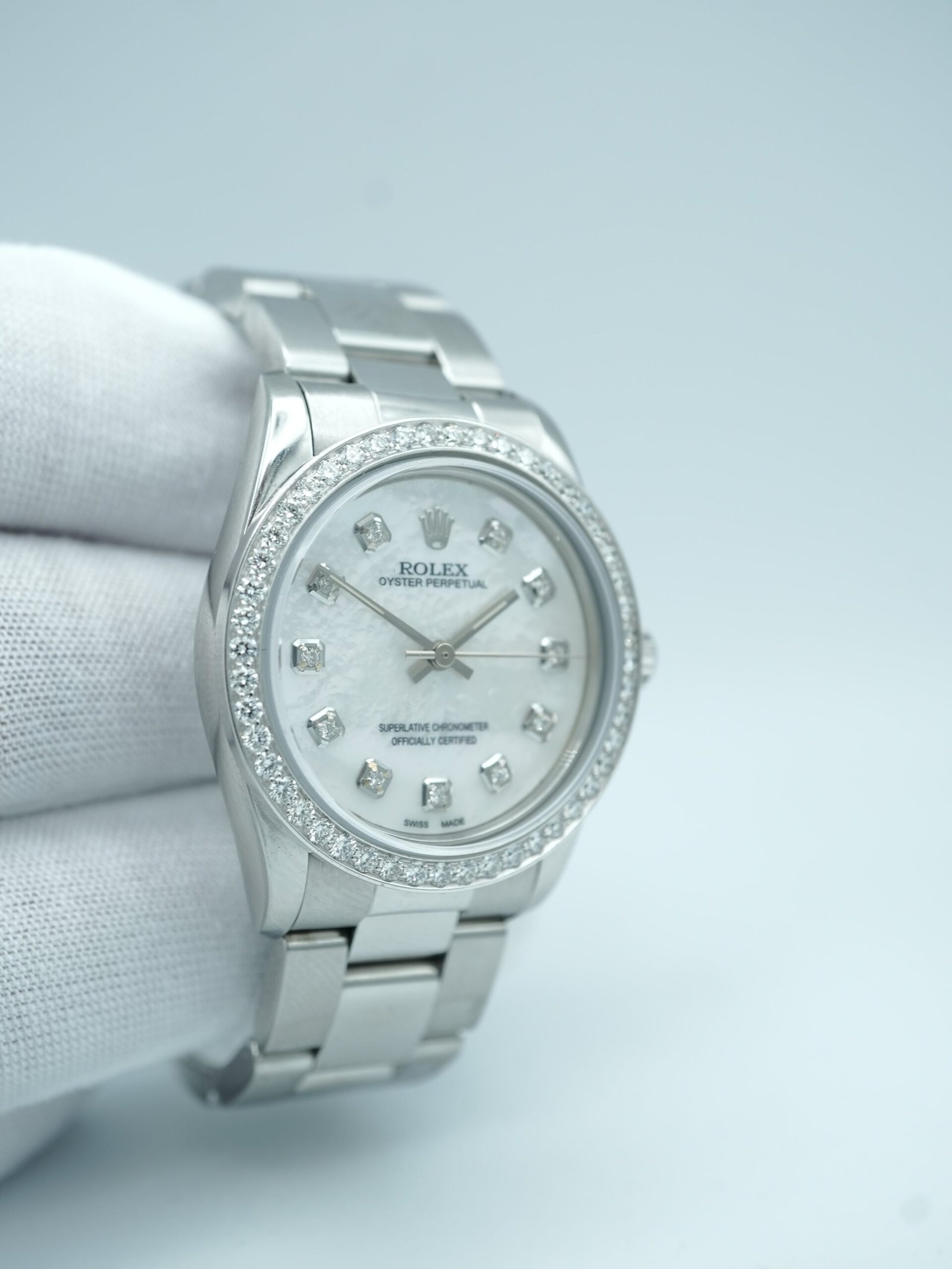 Rolex Oyster Perpetual 31 mm / Silver Diamond – Oyster – Image 5