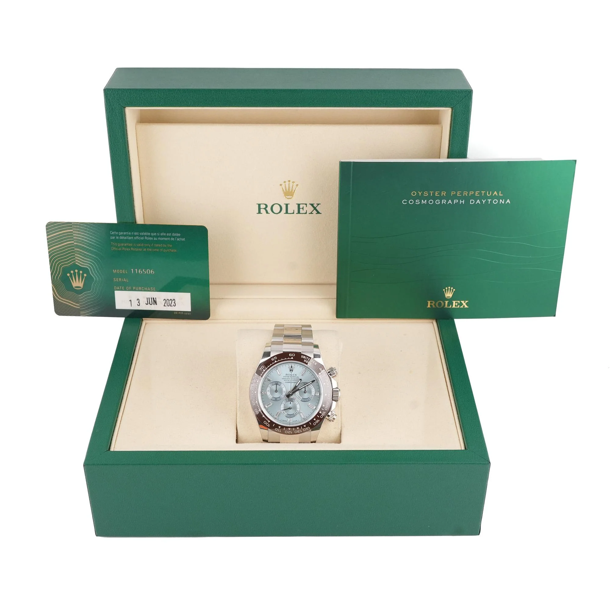 Rolex Daytona 40 mm Platinum / Ice Blue – Image 4